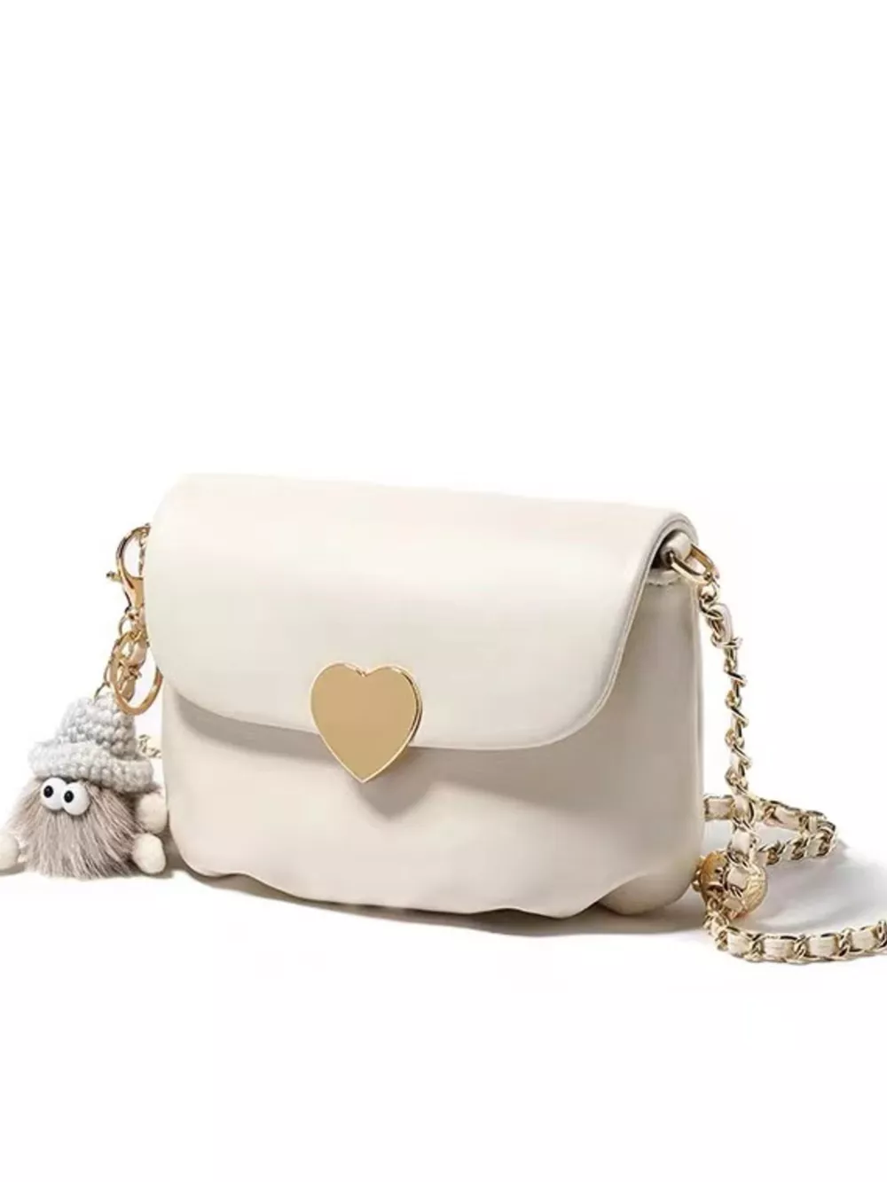 Heart Buckle Chain Crossbody Bag, image 8
