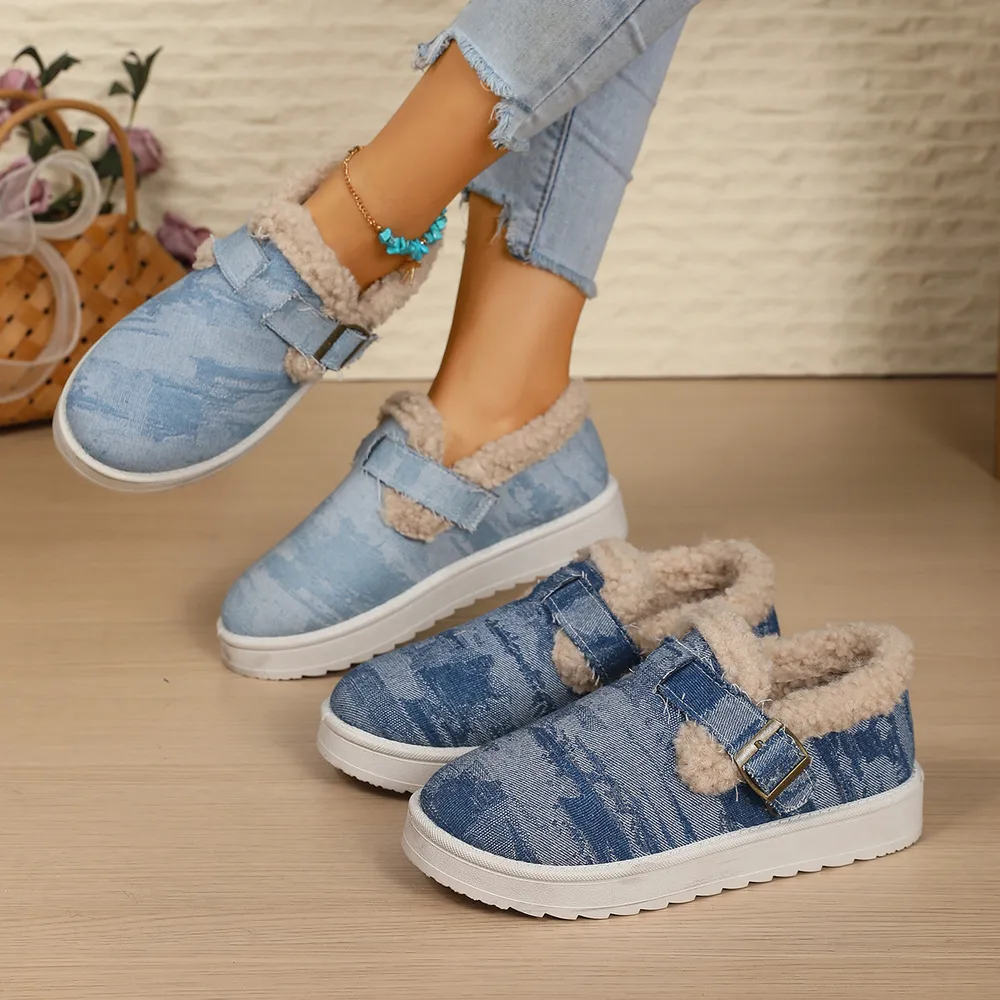 Round Toe Platform Ankle Boots, image 2