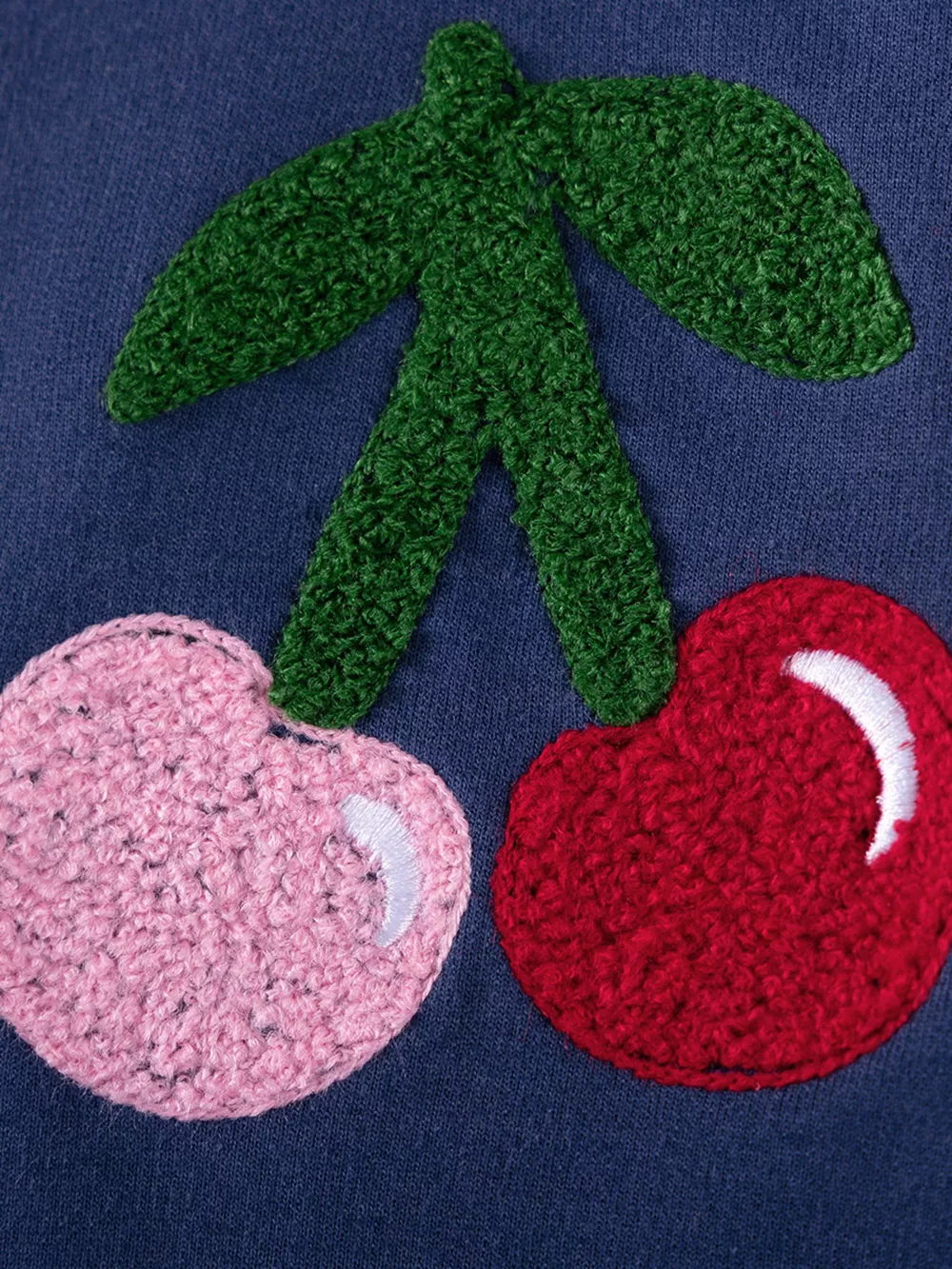 Children's Cherry Appliqued Long Sleeve Dress, image 4