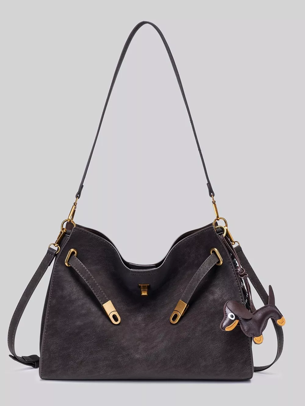 Decorative Buckle Crossbody Bag, image 5