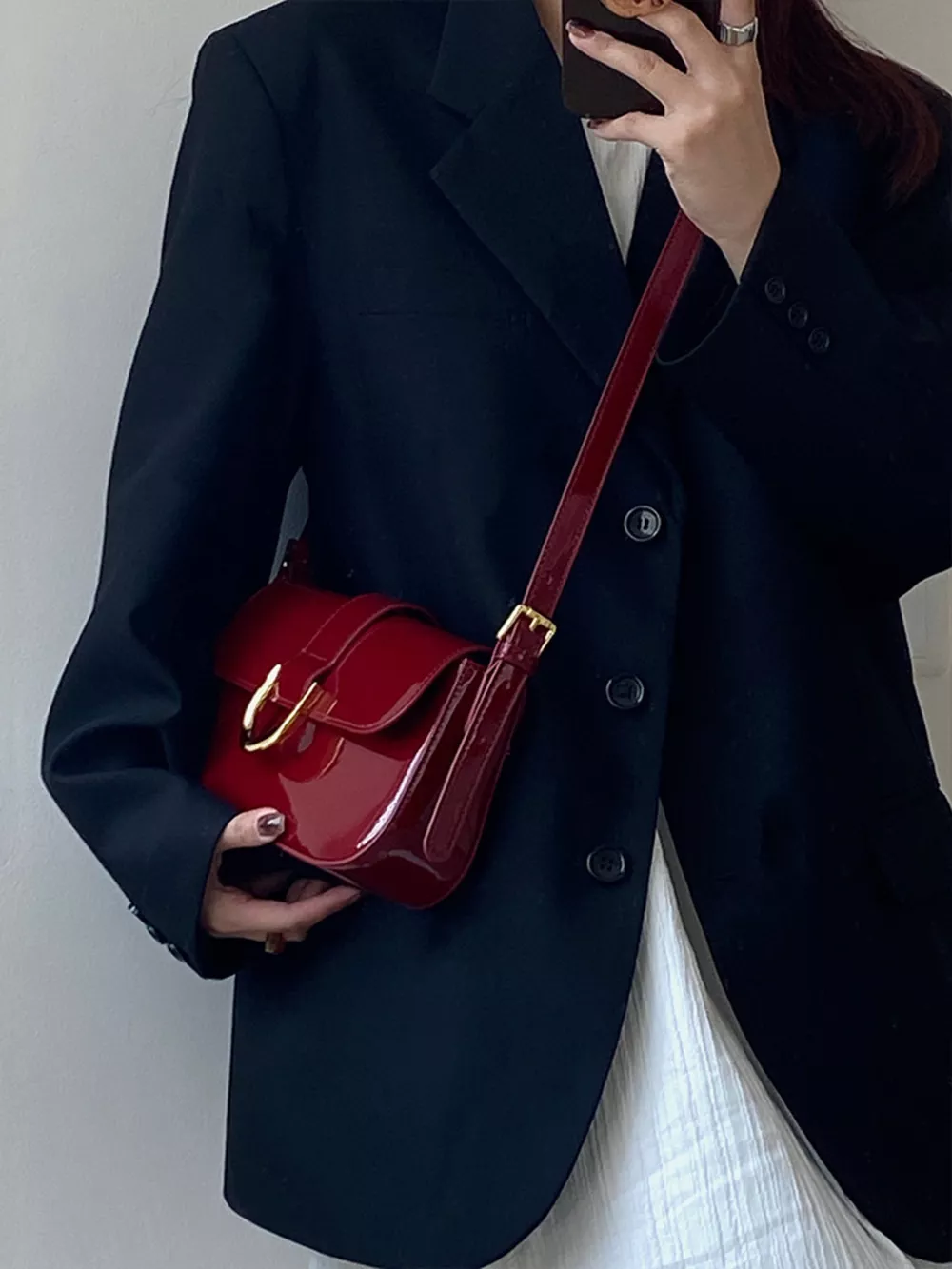 Adjustable Strap Crossbody Bag, image 9