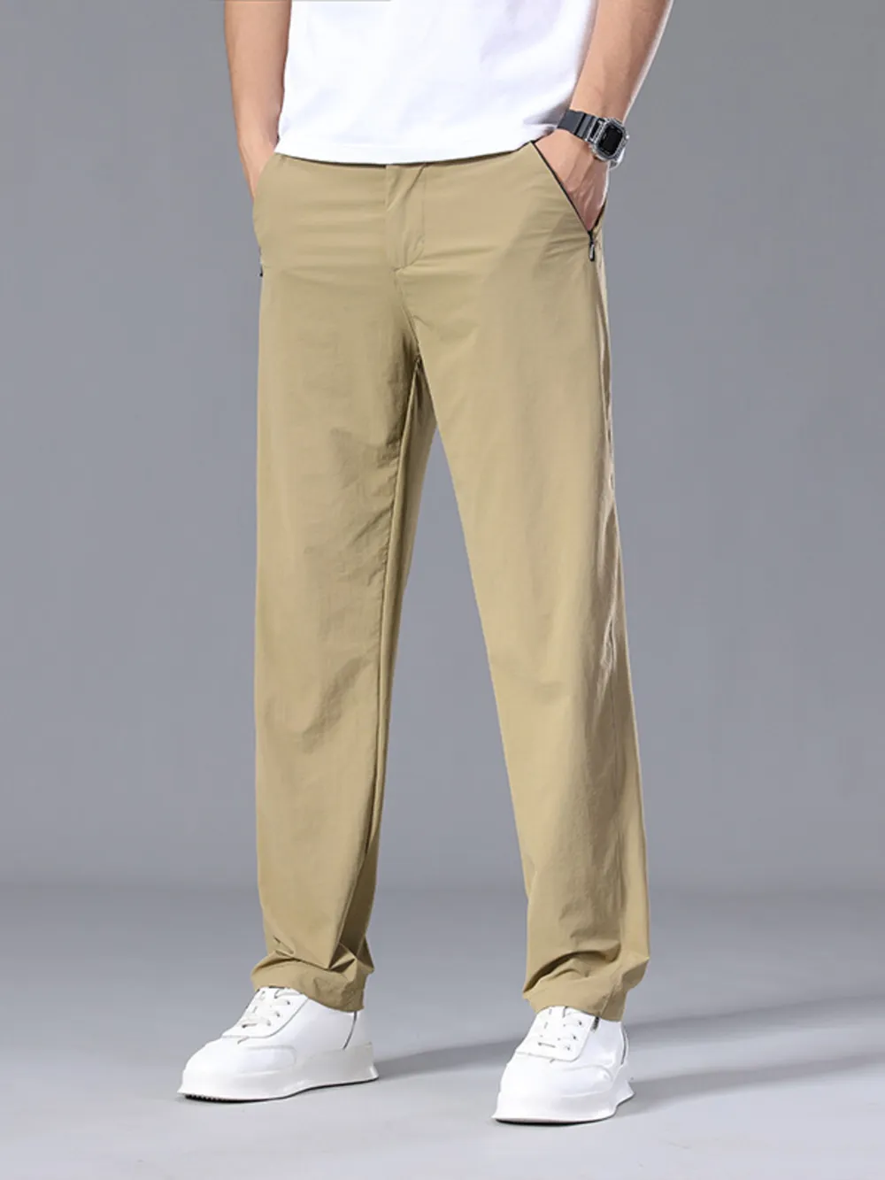 Men's Plus Size Lightweight Casual Active Pants, image 5