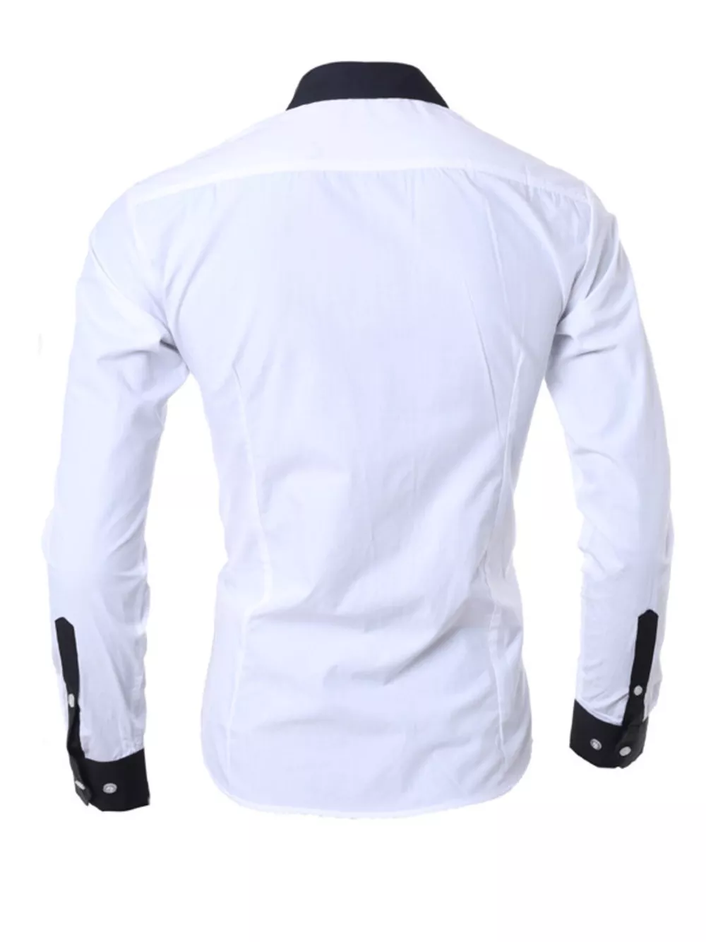 Men's Slim Fit Long Sleeve Shirt, image 12