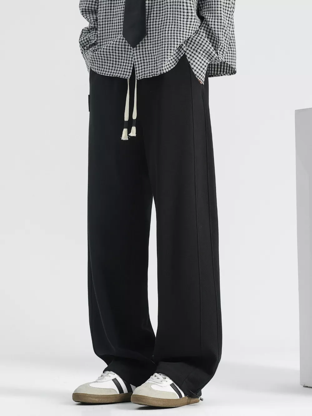Men's Plus Size Casual Loose-Fit Drawstring Pants, image 4