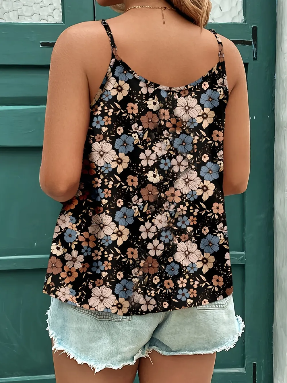 Floral Print Cami Top, image 3