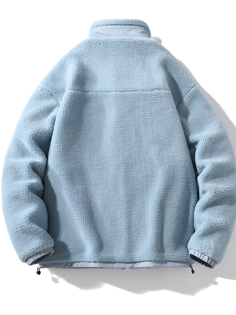 Men's Plus Size Cozy Fleece Full-Zip Jacket, image 3