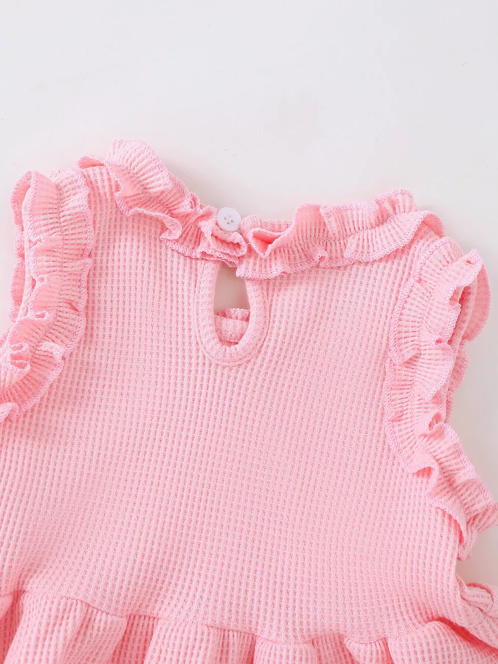 Children's Bow Waffle Knit Top and Pants Set, image 5