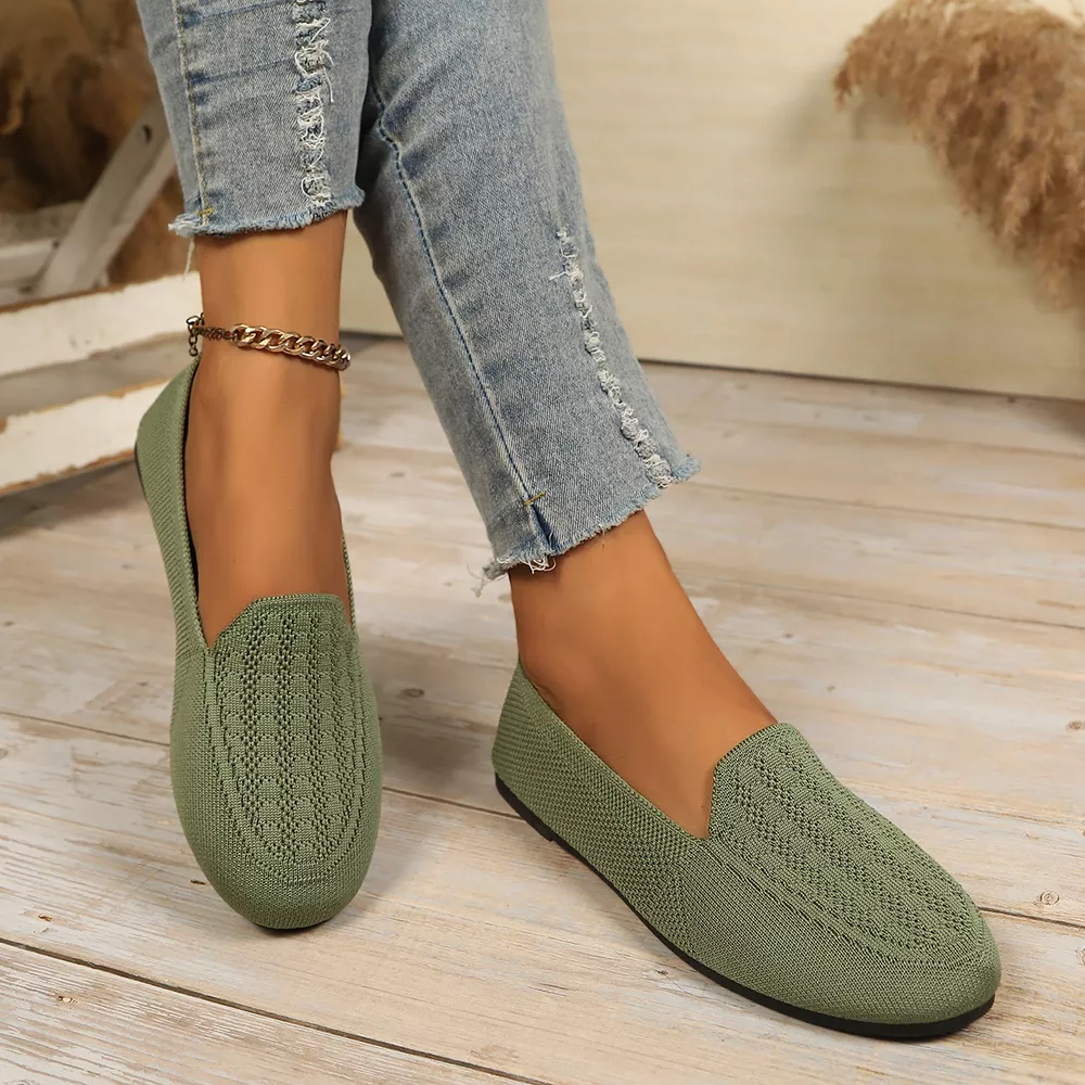 Breathable Knitted Slip-Ons, image 7