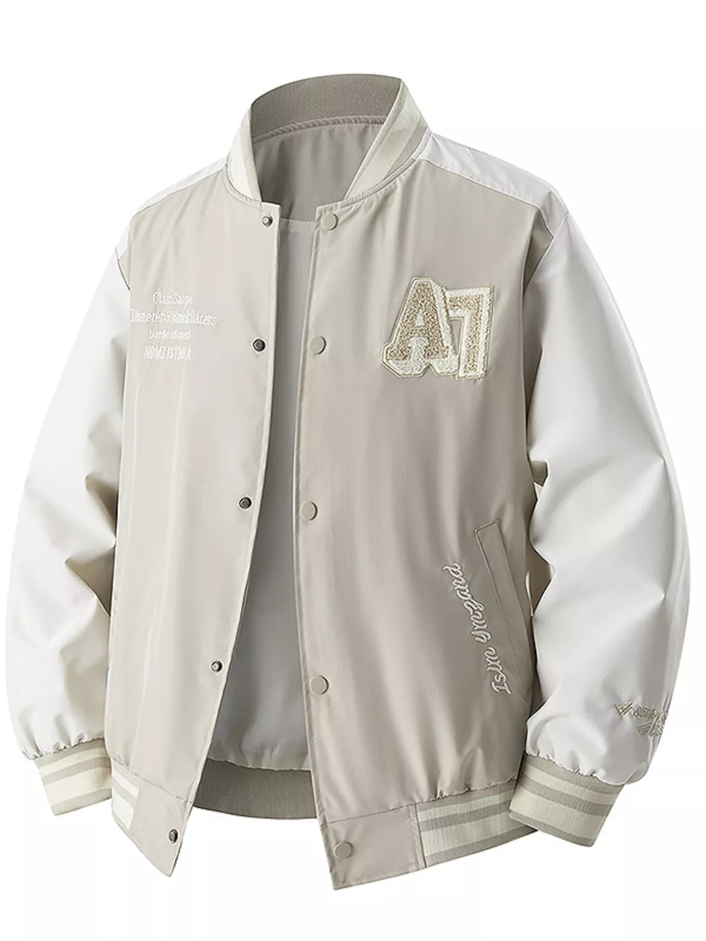Men's Plus Size Snap Down Long Sleeve Jacket, image 4