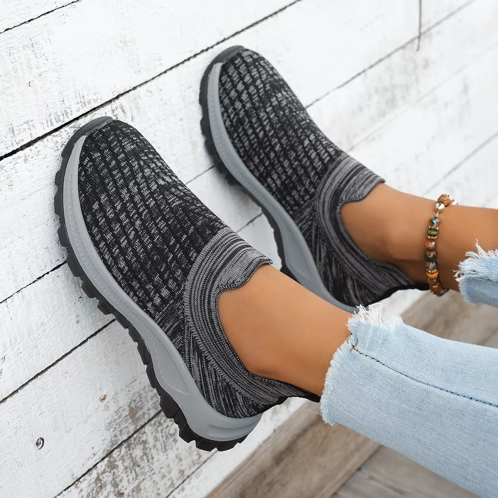 Round Toe Mesh Slip-Ons, image 5