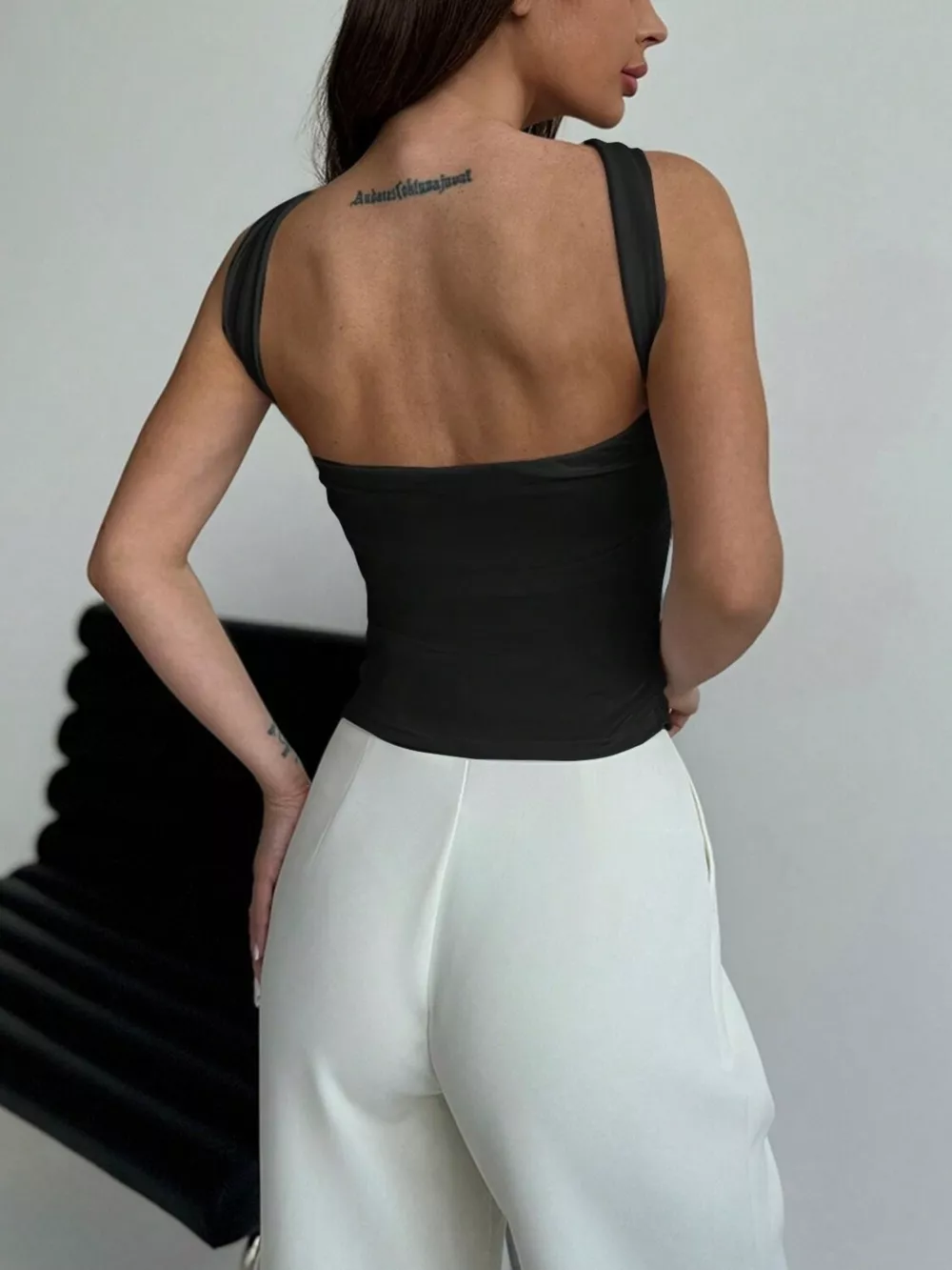 Gold Ring Detail Crisscross Cami, image 5
