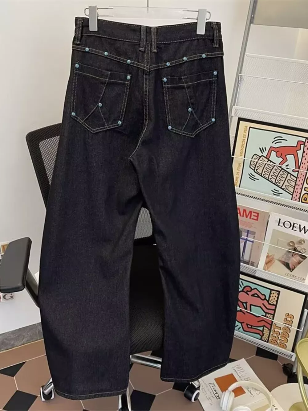 Men's Wide Leg Jeans, image 3