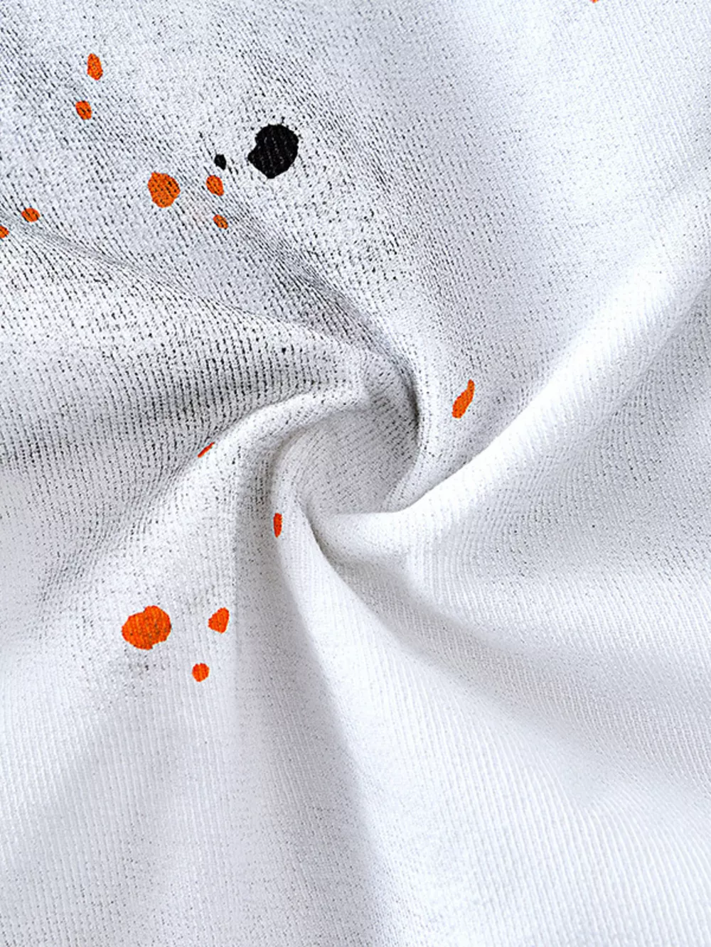 Men's Splatter Print Casual Short Sleeve Shirt, image 6