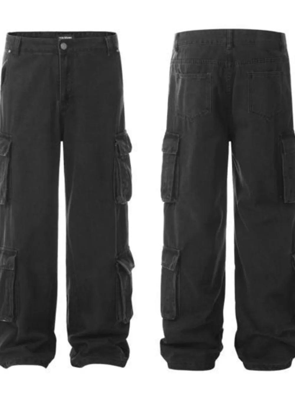Men's Multi-Pocket Cargo Jeans, image 4