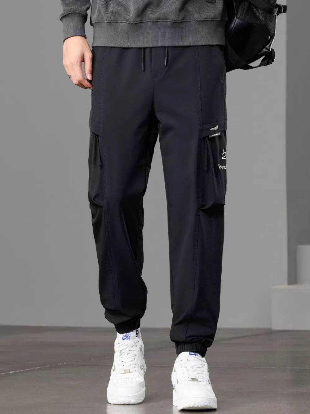 Men's Casual Cargo Joggers, image 9