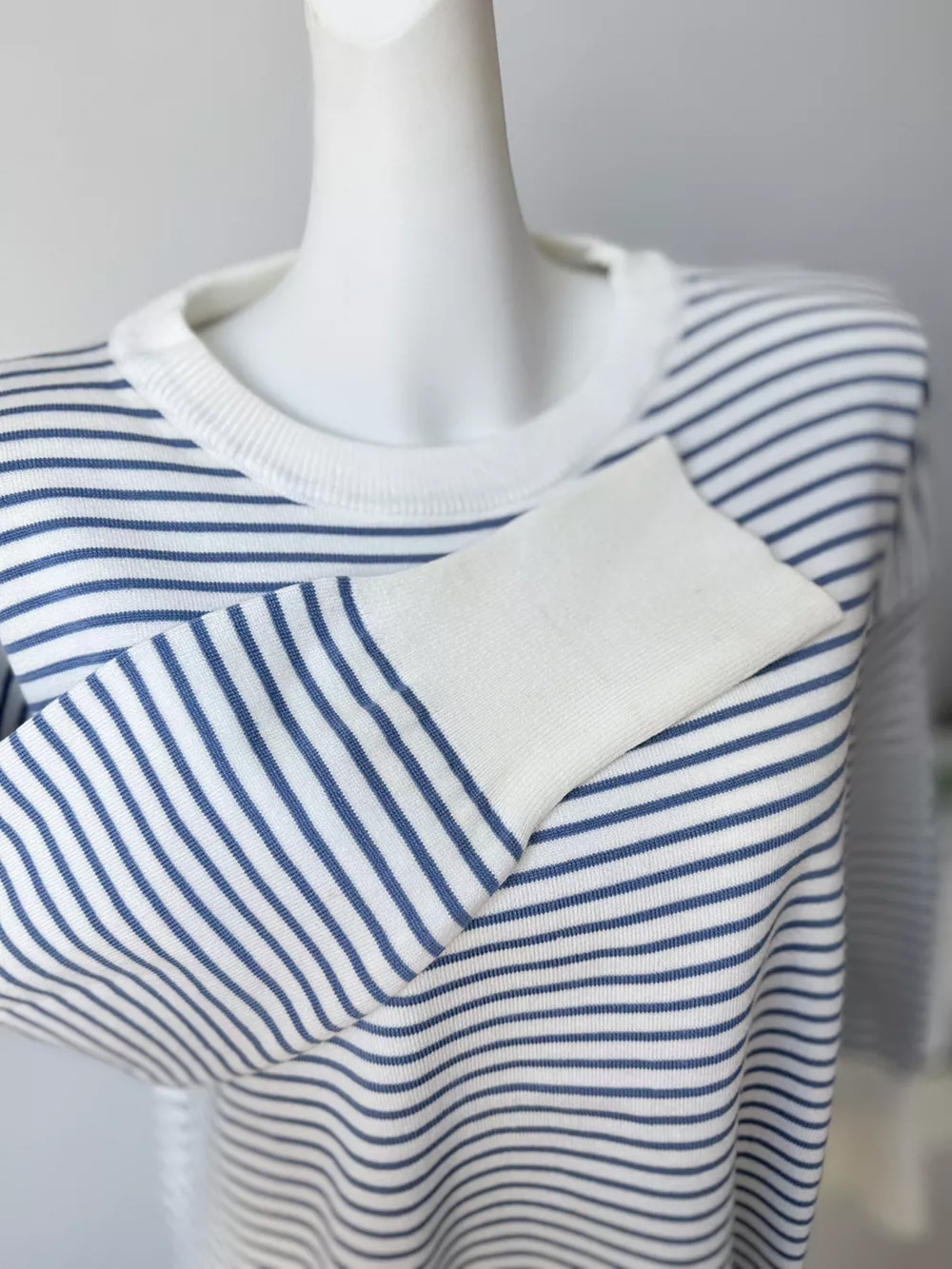 Striped Round Neck Knit Top, image 23