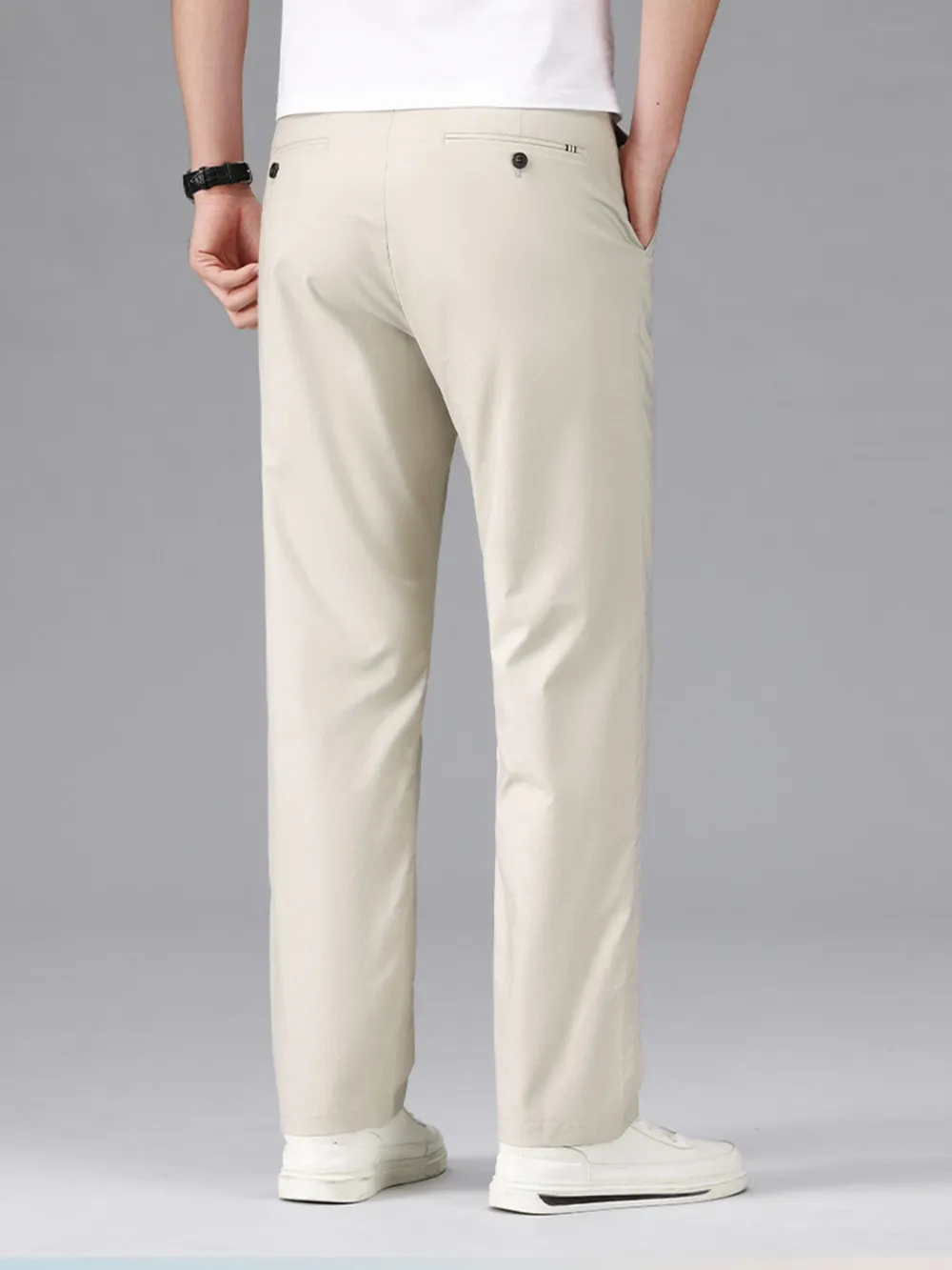 Men's Wide Leg Pants with Pockets, image 5