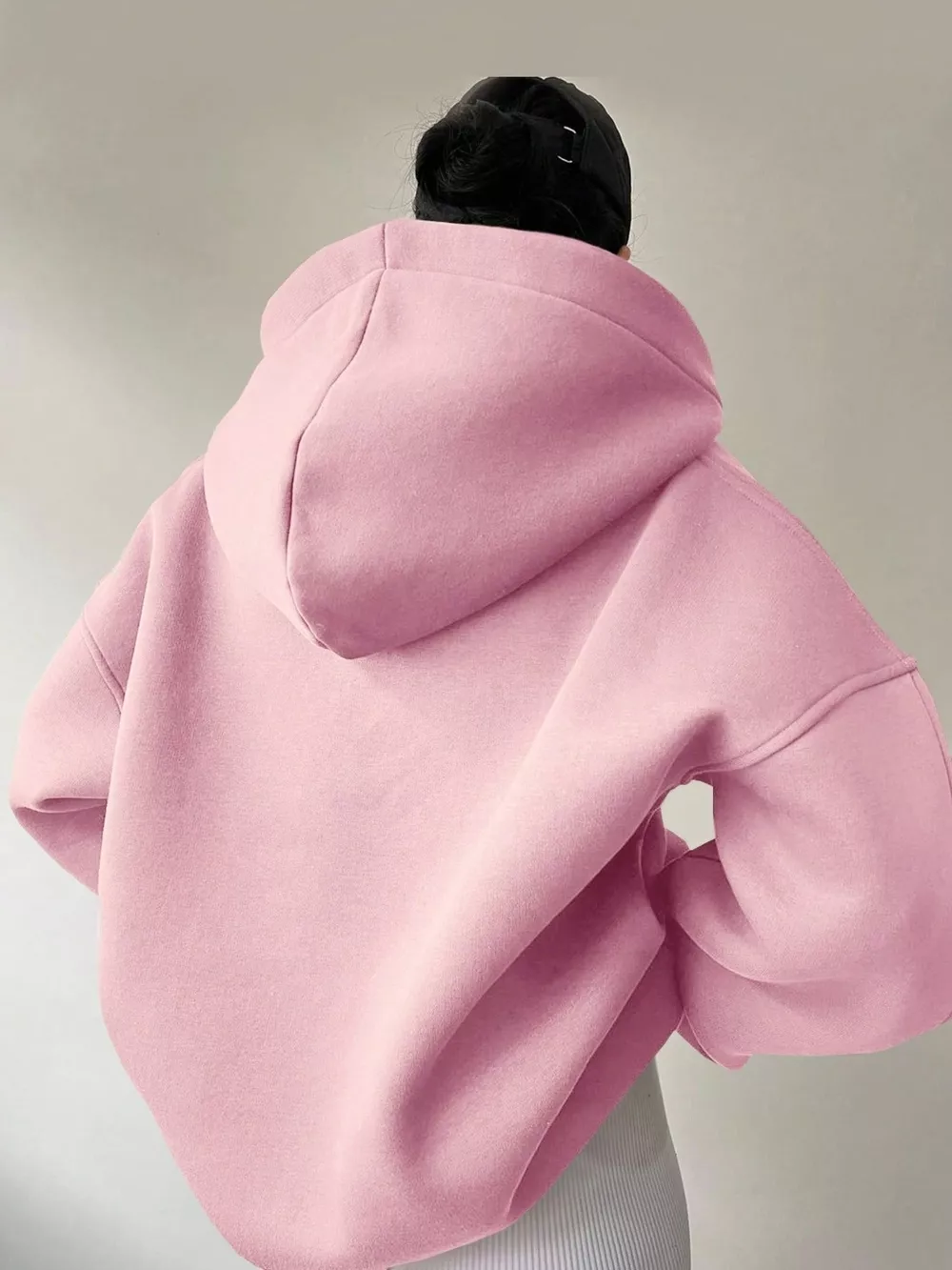 Dropped Shoulder Long Sleeve Sweatshirt, image 15