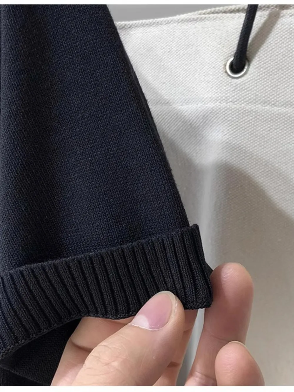 Men's Full Size Contrast Trim Knit Polo Shirt Plus Size, image 5