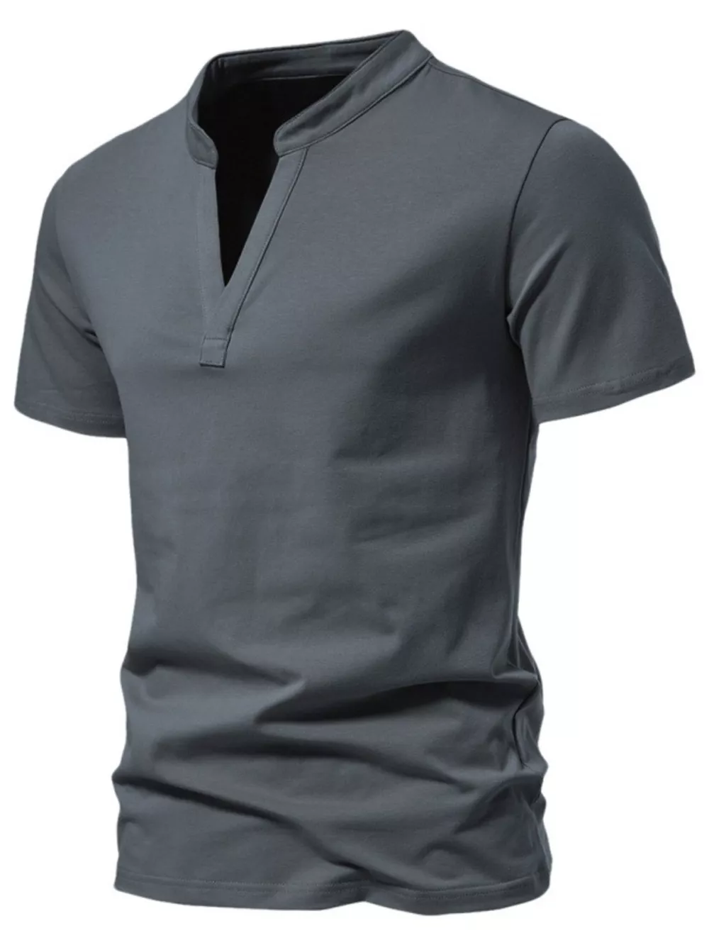 Men's Plus Size Casual Short Sleeve Slim Fit T-Shirt, image 3