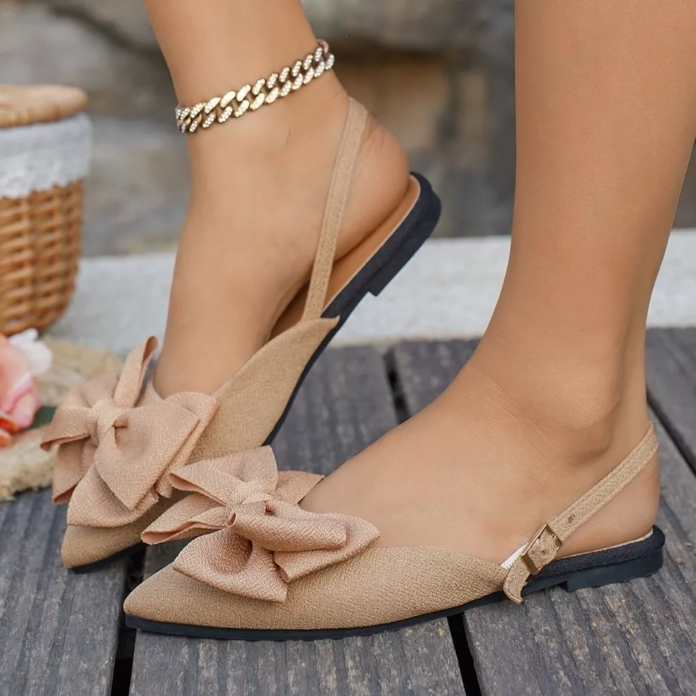 Bow Point Toe Sandals, image 5