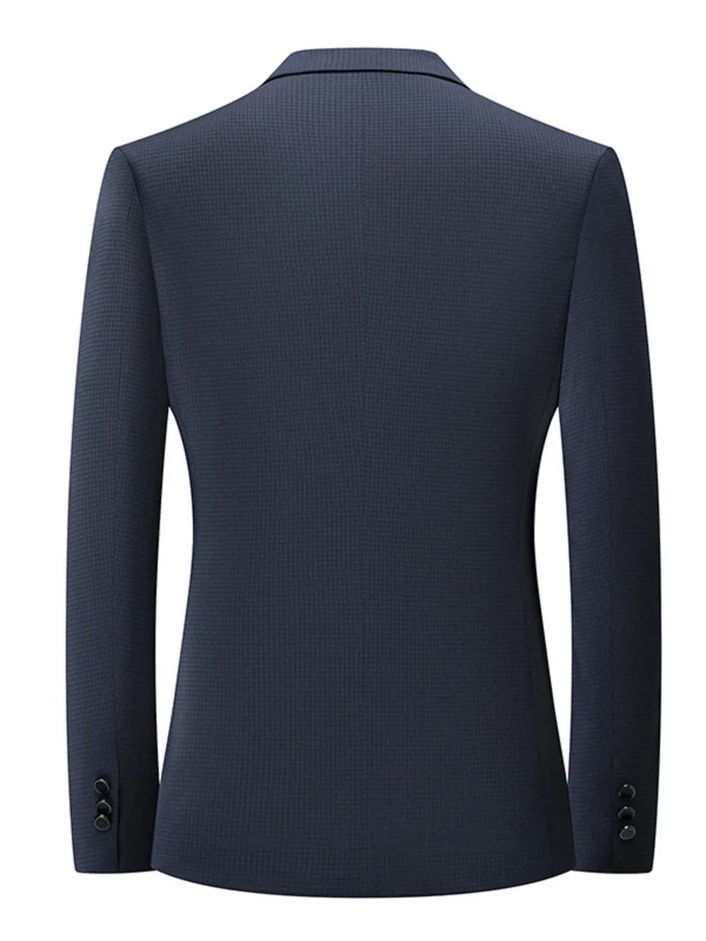 Men's Lapel Collar Long Sleeve Blazer, image 2