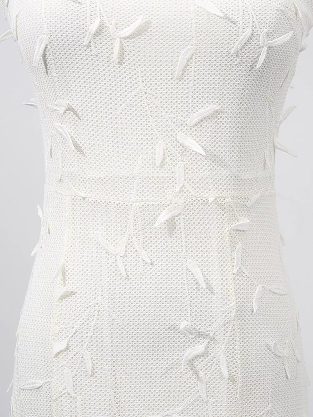 Sleeveless Floral Applique Midi Dress, image 11