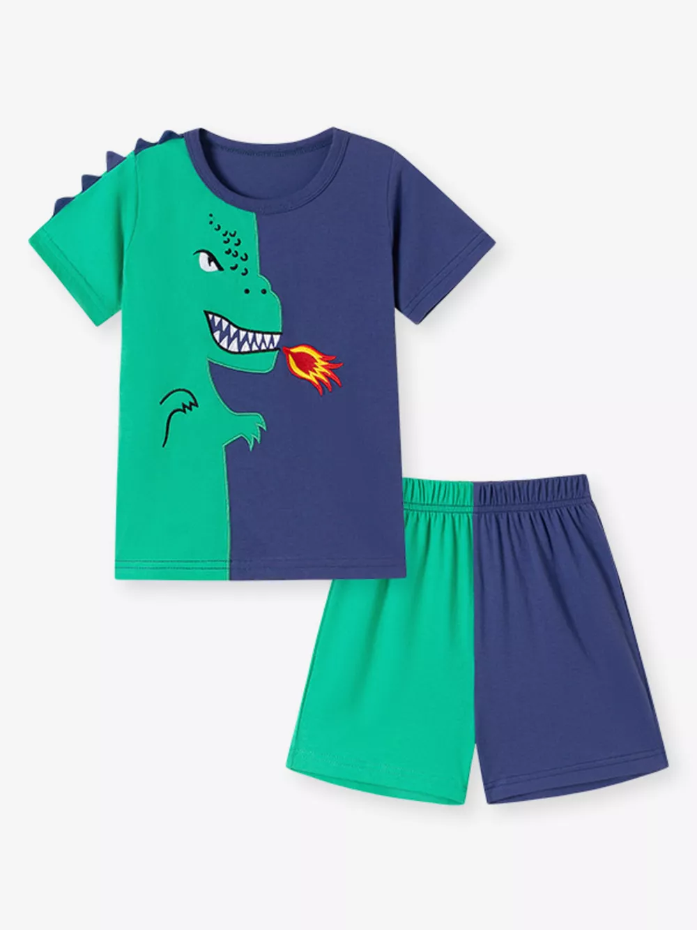 Children's Dinosaur Print Two-Tone Set, image 5