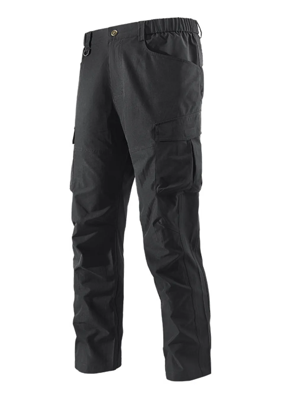 Men's Plus Size Elastic Waist Cargo Pants