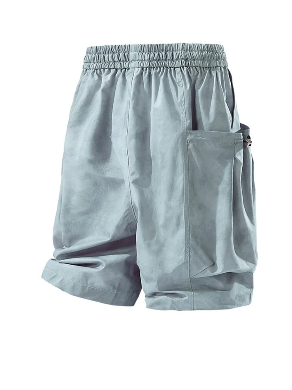 Men's Full Size Elastic Waist Cargo Shorts with Multi-Pockets Plus Size, image 12