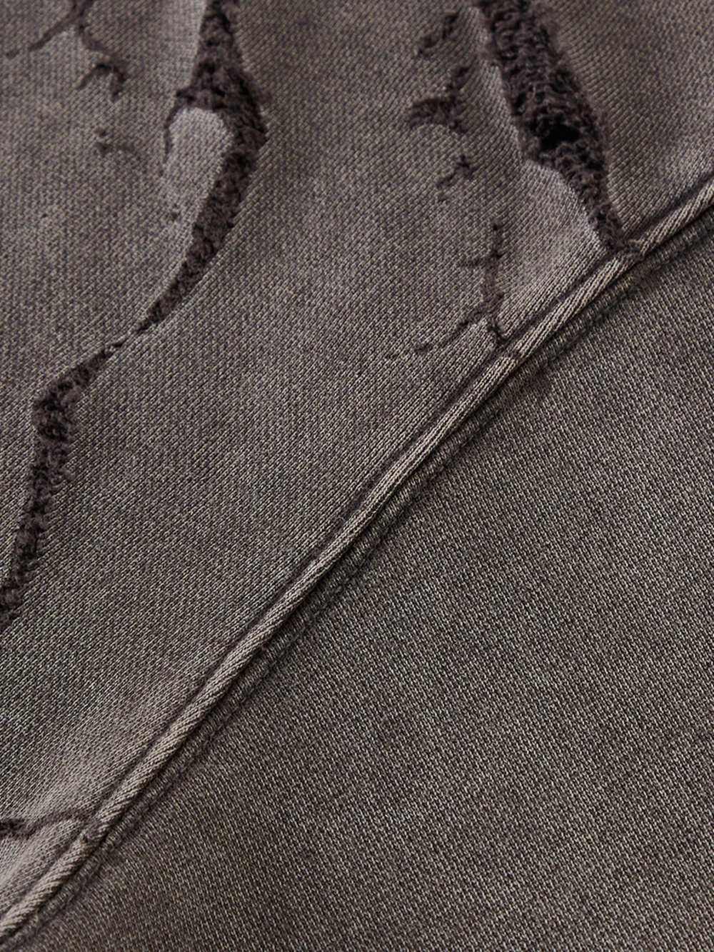 Men's Distressed Long Sleeve Hoodie, image 5