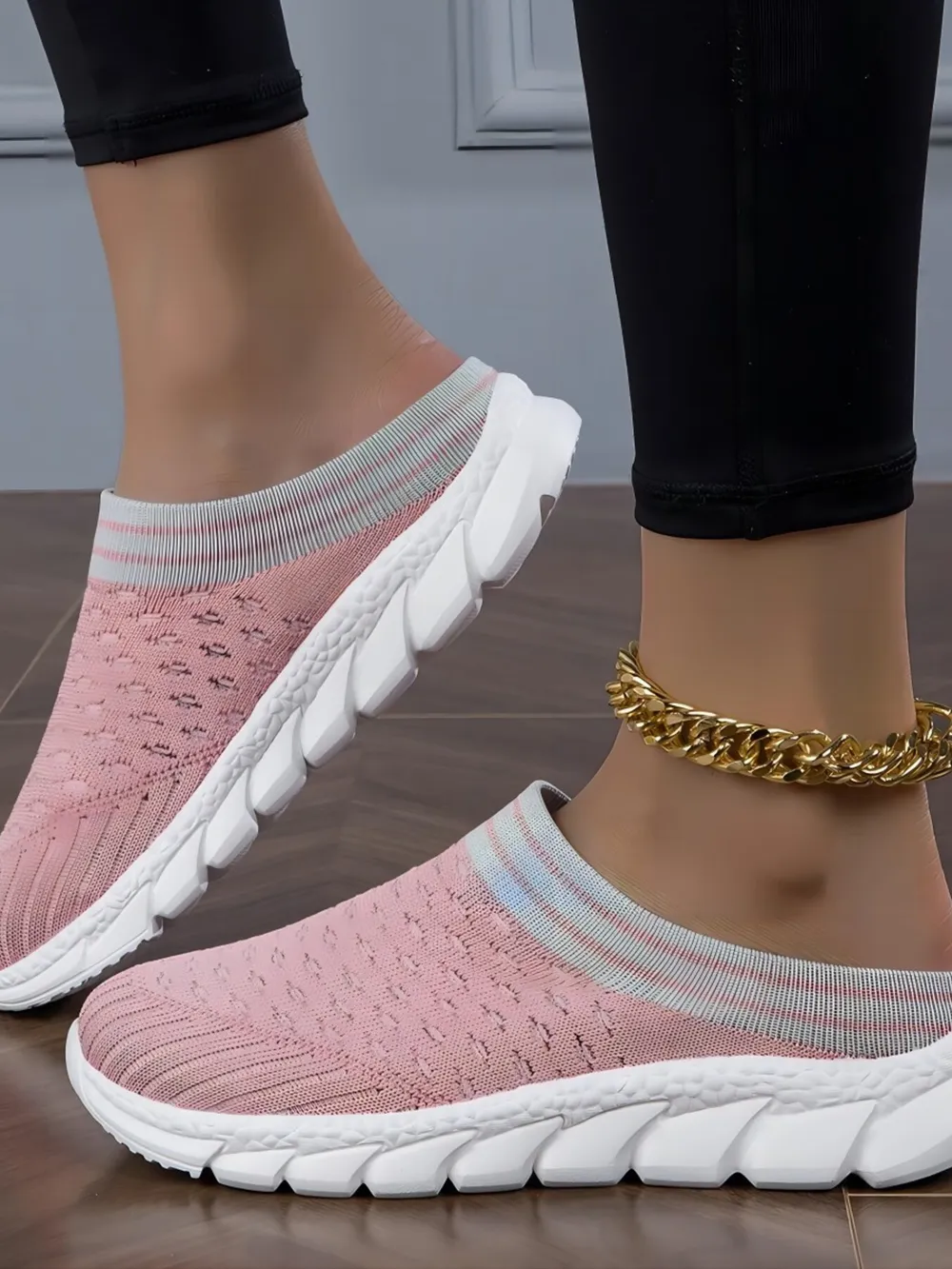 Breathable Mesh Slip-On Sneakers, image 4