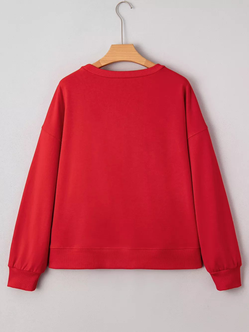 Merry Script Holiday Christmas Graphic Sweatshirt, image 6
