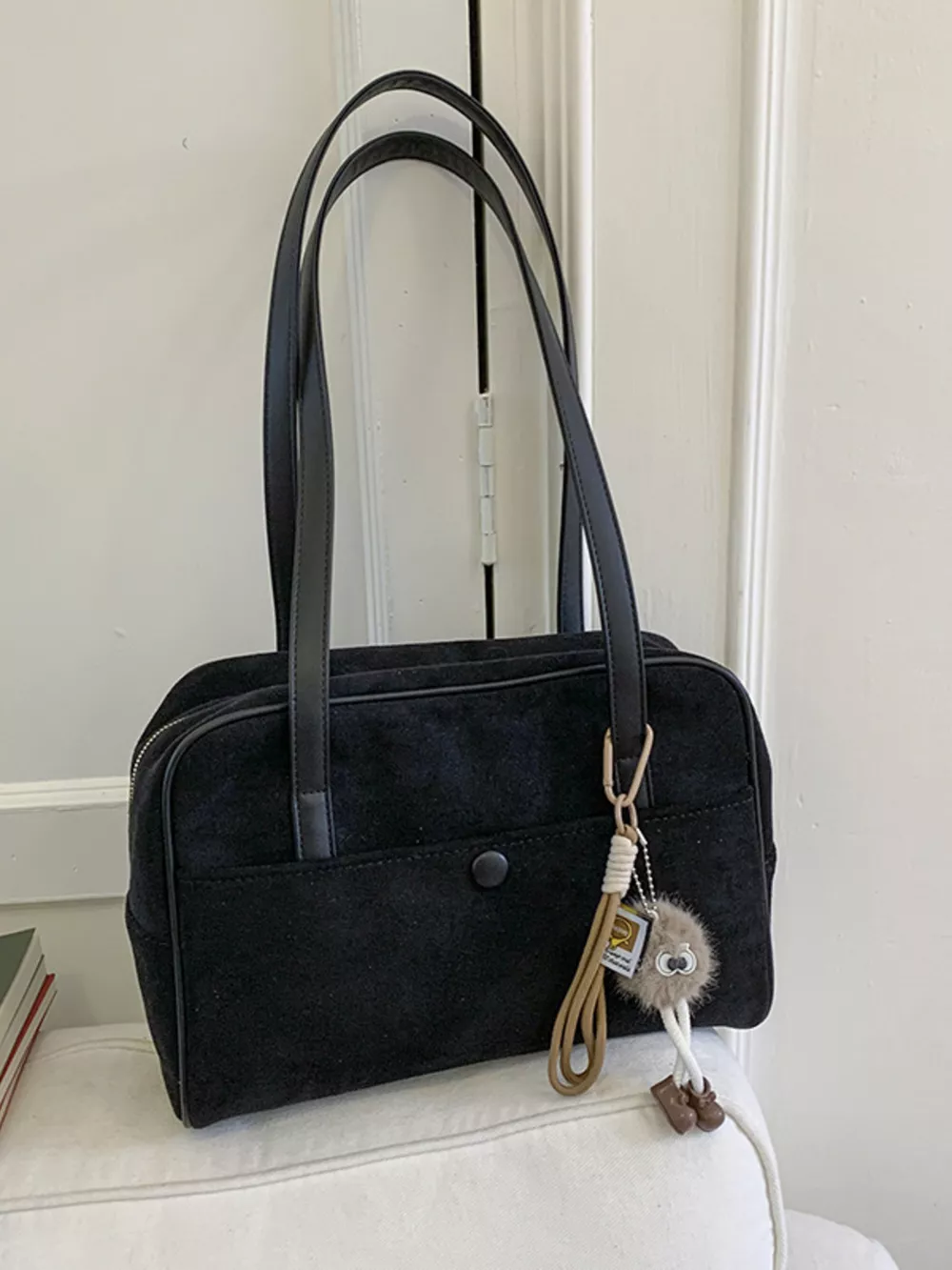 Vintage Handbag with Charm, image 13