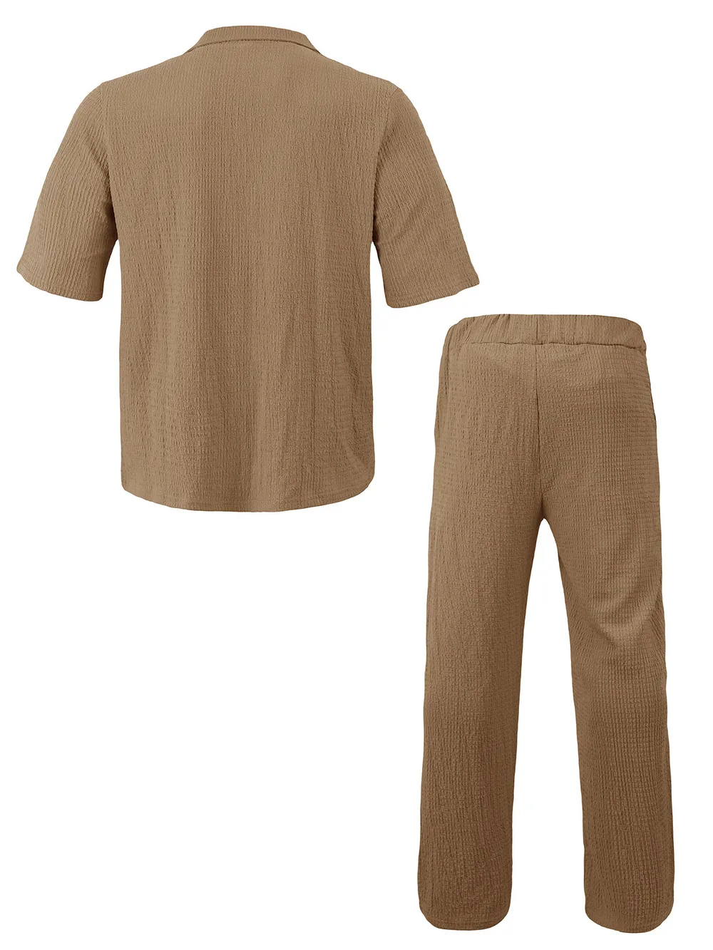 Men's Full Size Short Sleeve Top and Pants Set Plus Size, image 10