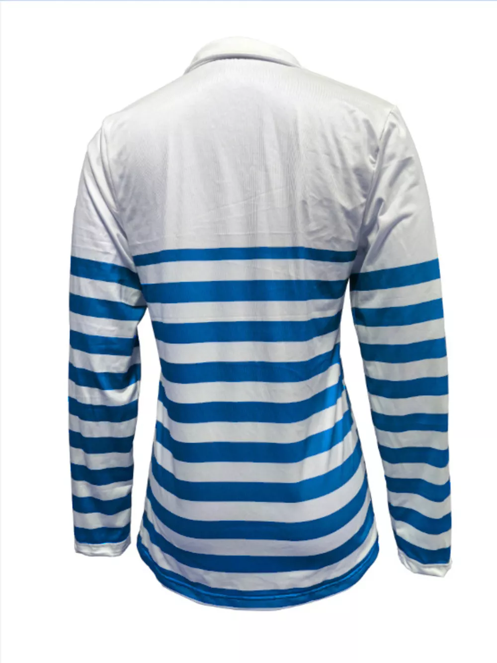 Quarter-Zip Striped Long Sleeve T-Shirt, image 12