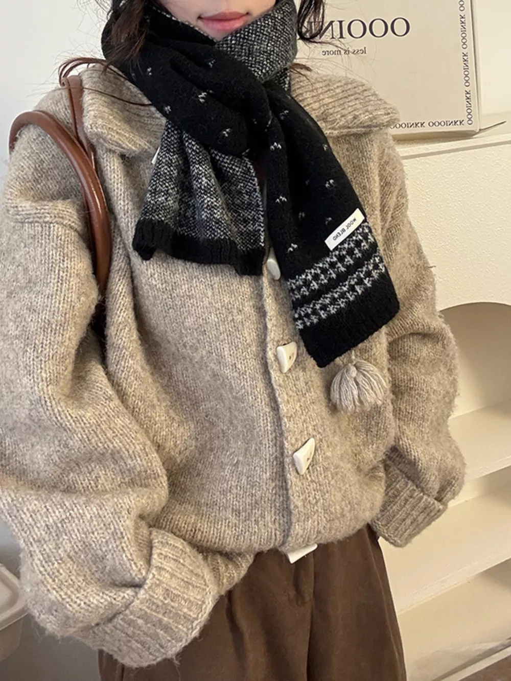 Winter Warm Knitted Scarf, image 3