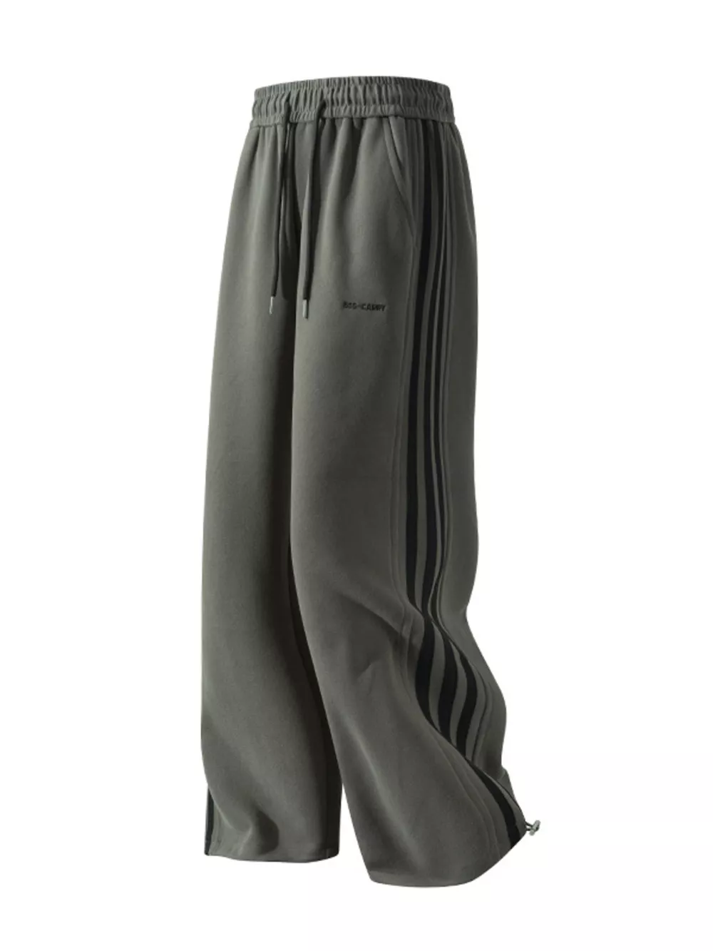 Men's Plus Size Relaxed Fit Pants with Side Stripes, image 5