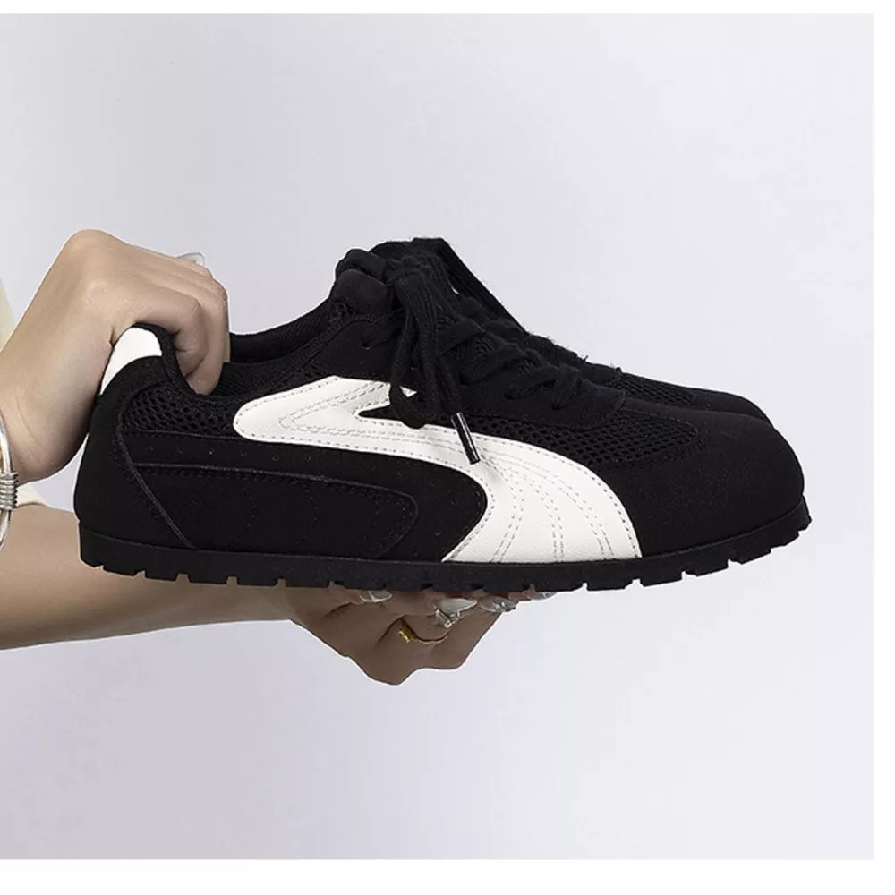 Contrast Lace Up Casual Sneakers, image 5