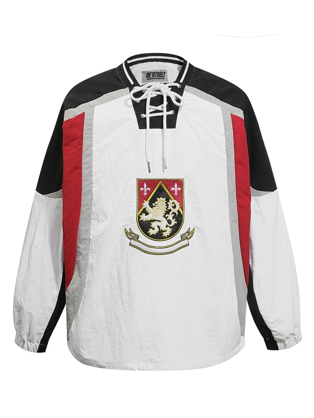 Men's Vintage Hockey Style Lace-Up Top