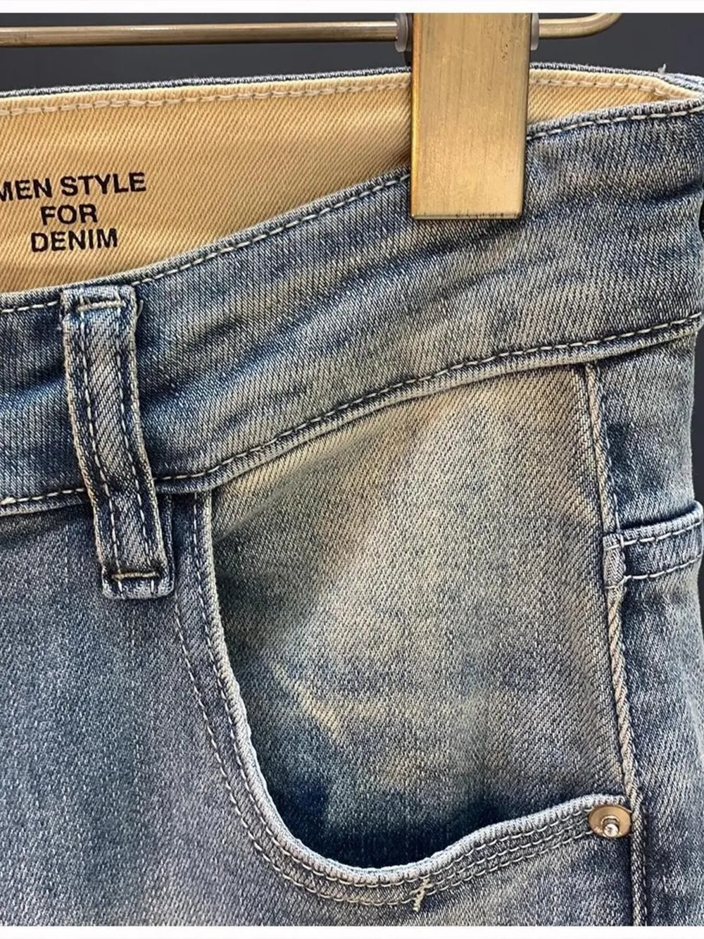 Men's Vintage Washed Distressed Boyfriend Jeans, image 13