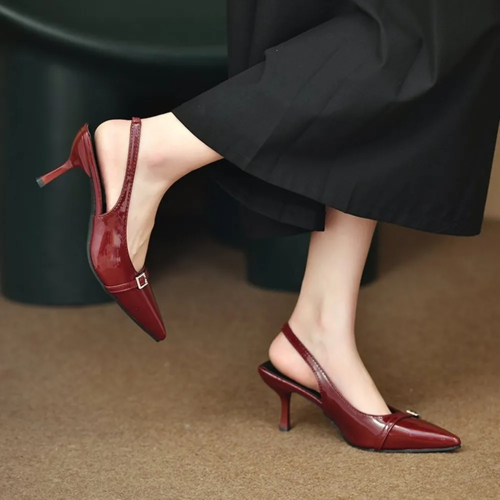Pointed Toe Slingback Pumps, image 15