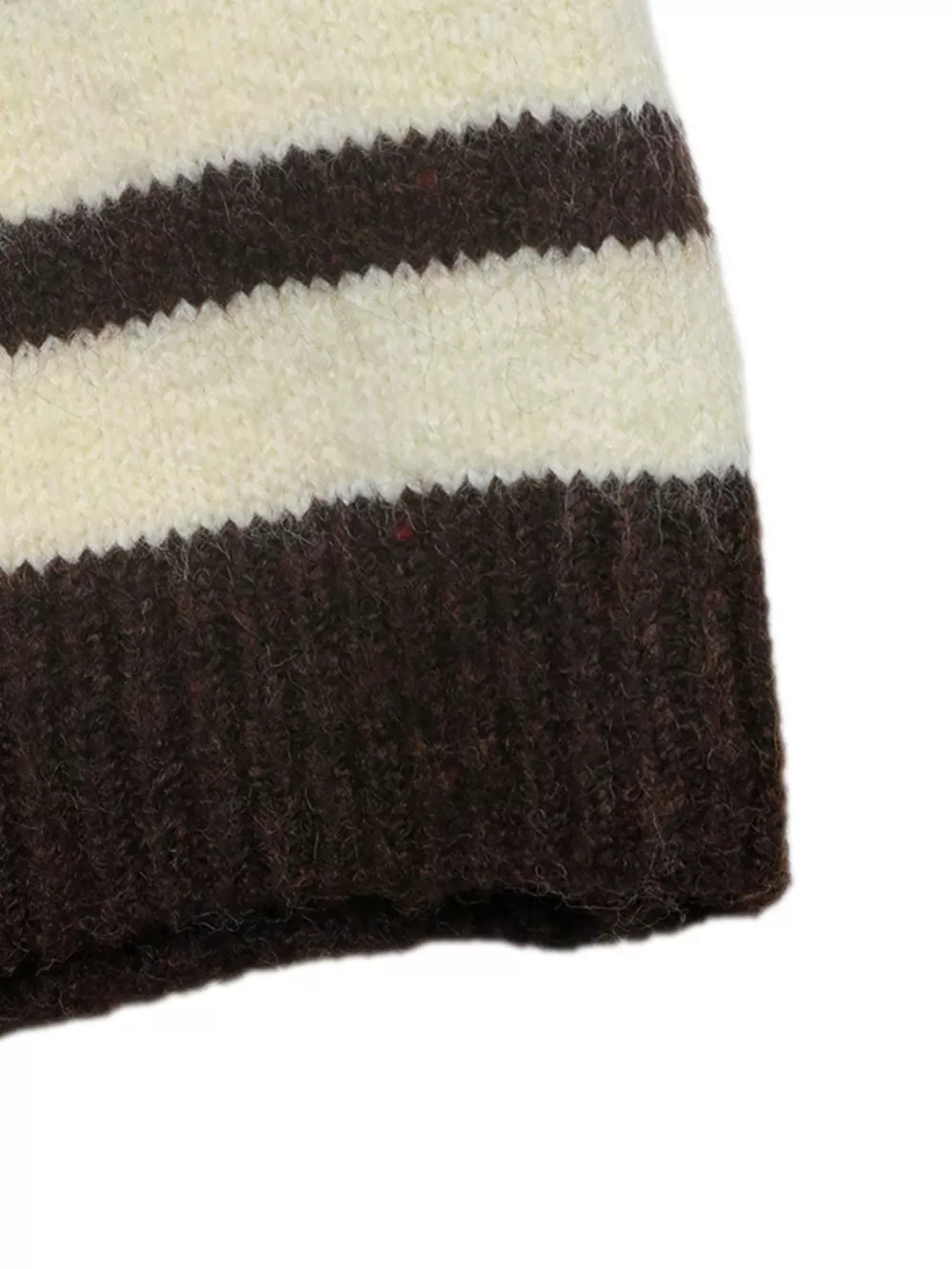 Striped Crew Neck Button-Down Cardigan, image 10