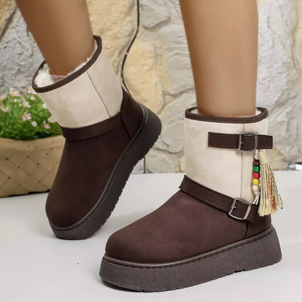 Bohemian Style Ankle Boots with Tassel Decor, image 13
