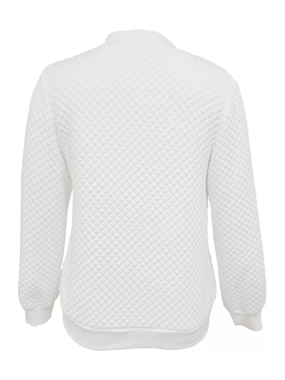 Textured Zip Up Long Sleeve Jacket, image 10