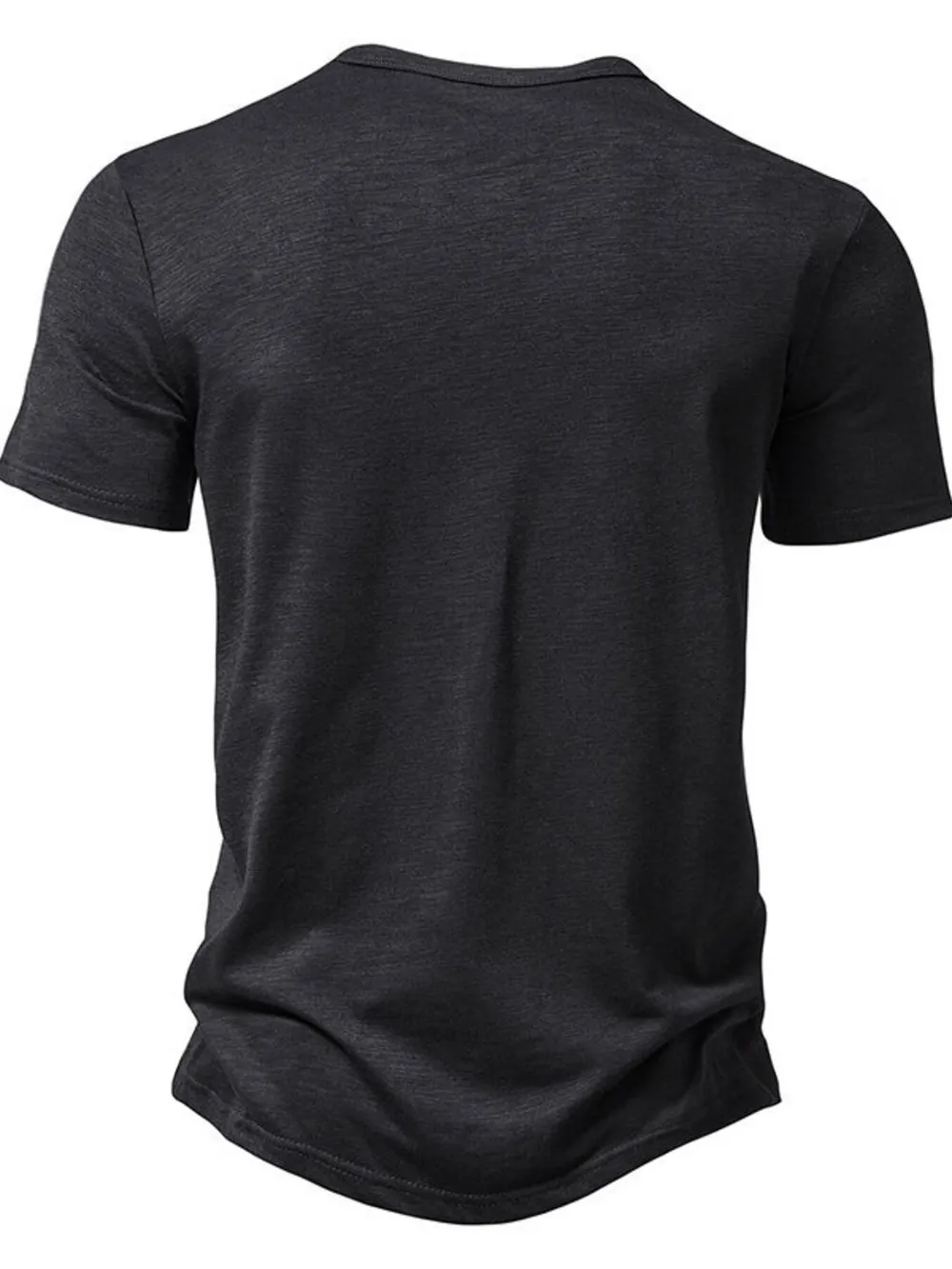 Men's Button Detail Short Sleeve Top, image 17