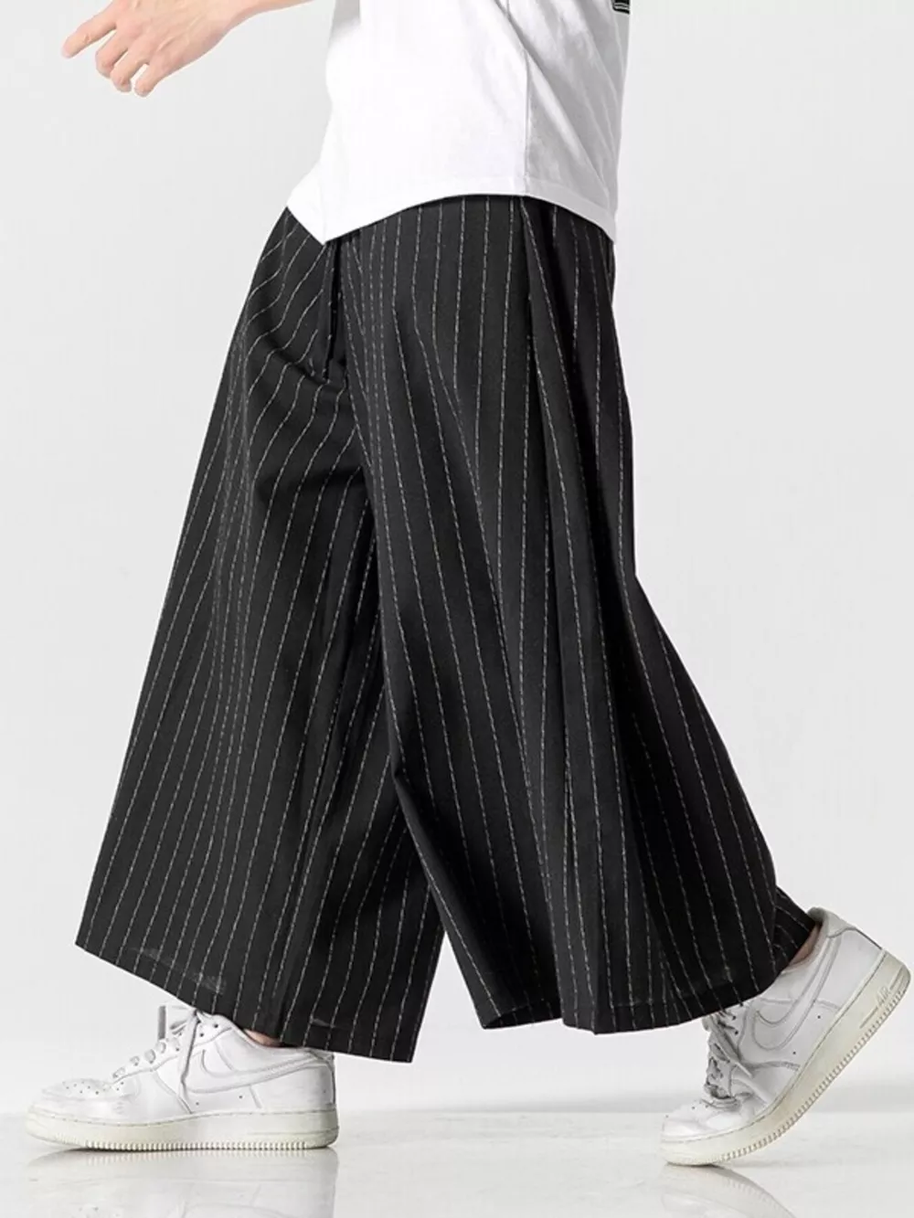 Men's Plus Size Wide Leg Casual Pants, image 4