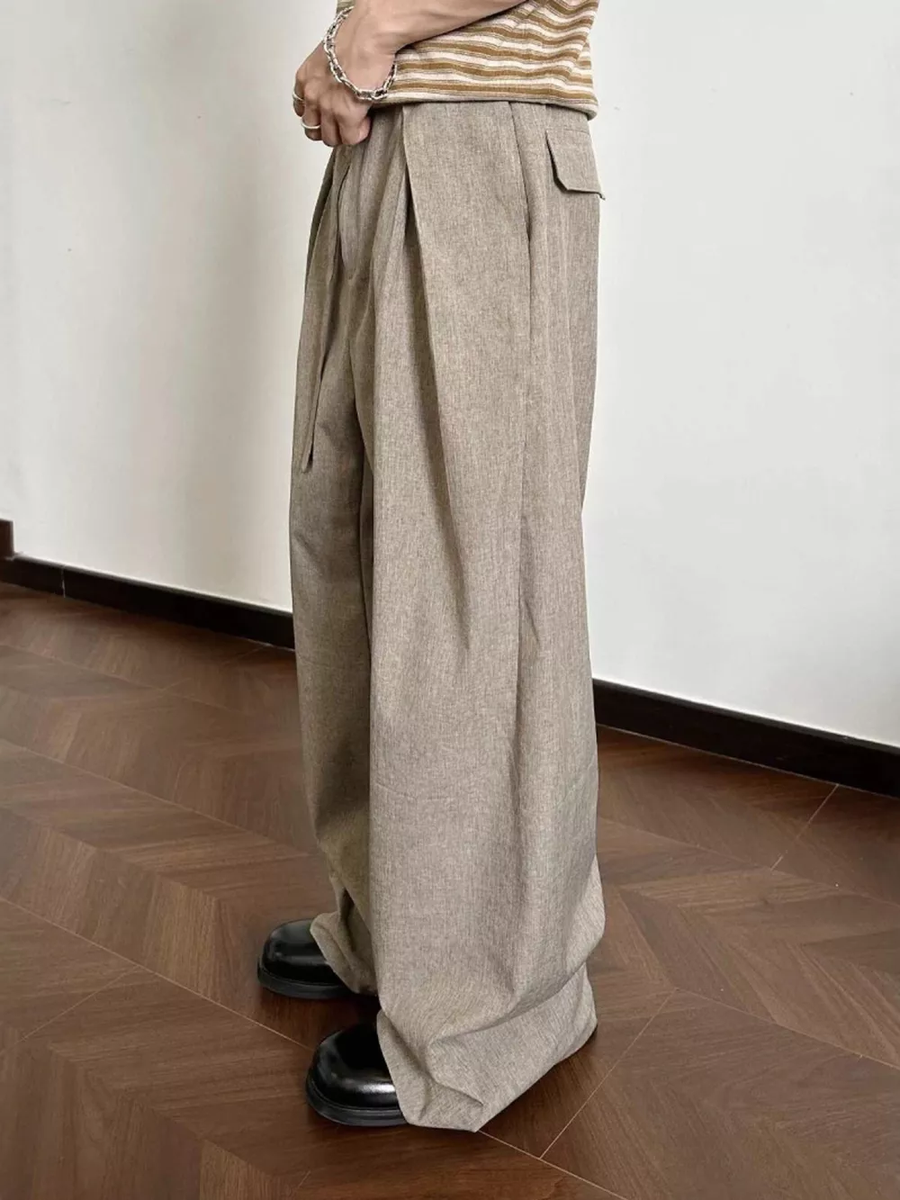 Men's Wide Leg Pants, image 4