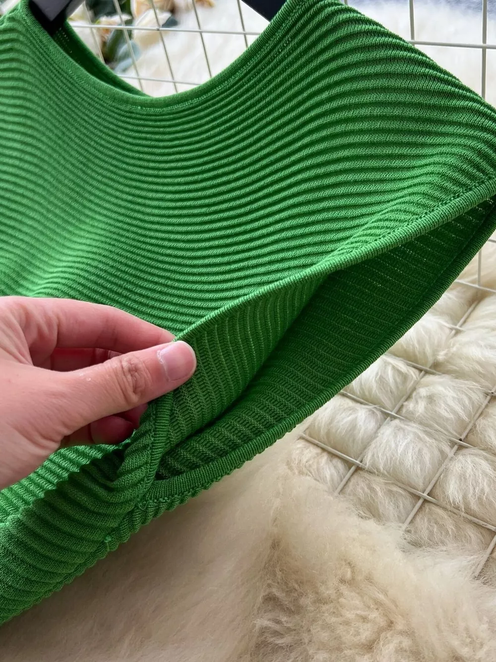 Sleeveless Textured Knit Dress, image 4