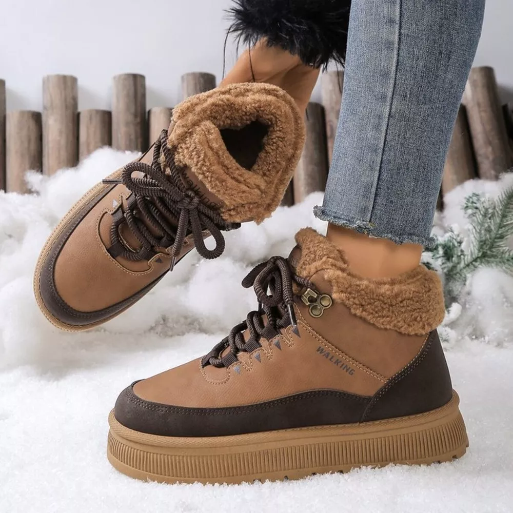 Lace Up Platform Ankle Boots, image 8